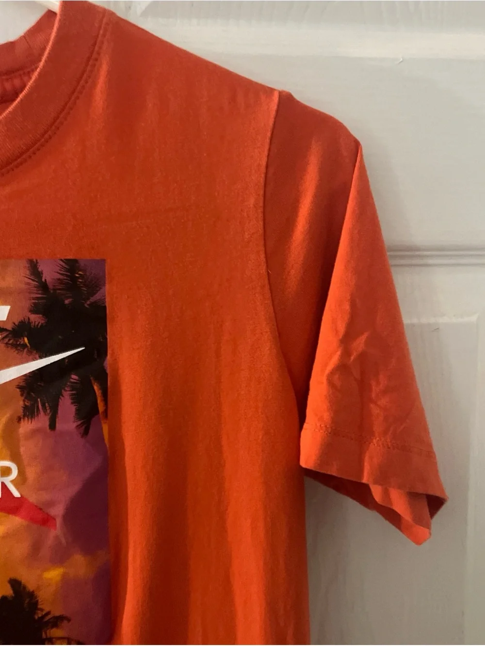 Nike Air Orange Crewneck Tee Airplane Kids